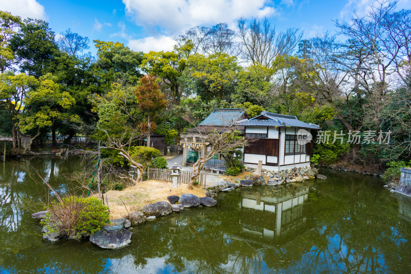 日本京都御所的古建筑