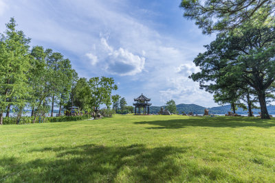 武汉东湖落雁峰景区风景