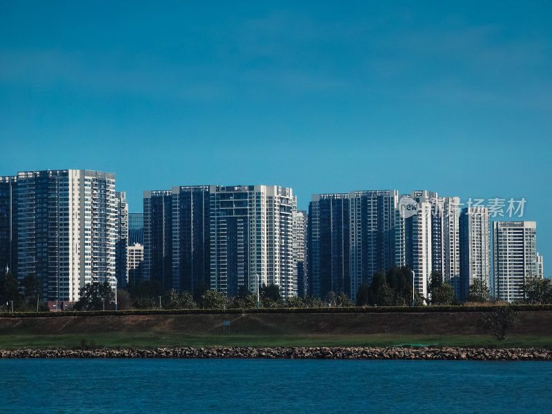 佛山市东平河江景半月岛湿地公园