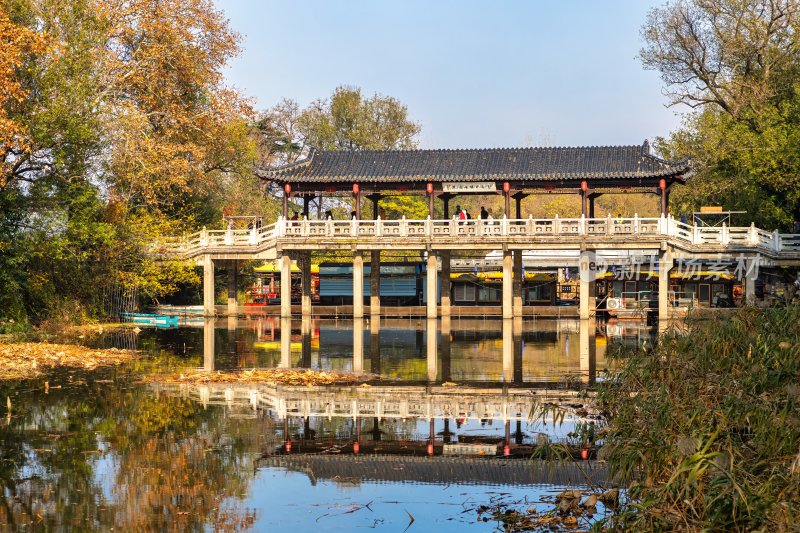 江苏省镇江金山及金山寺的秋季风光