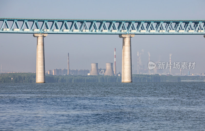 河南三门峡陕州公园天鹅湖黄河公园景点景观