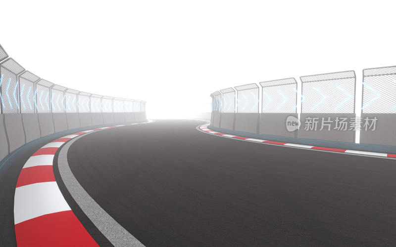 赛车赛道路面背景 3D渲染