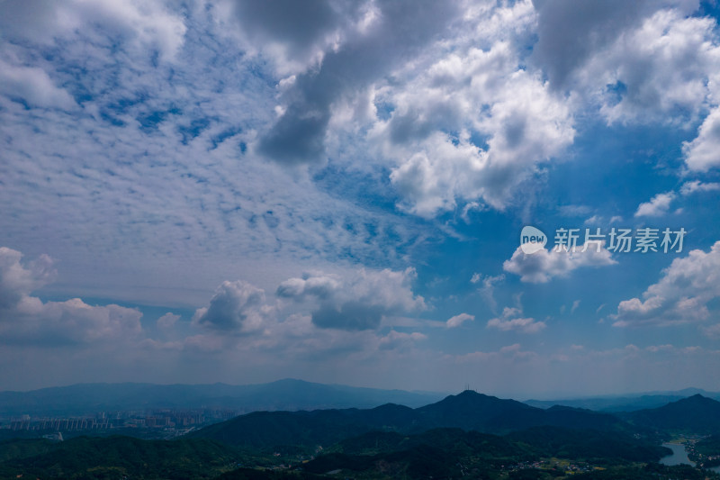 农业种植山川丘陵乡村航拍摄影图