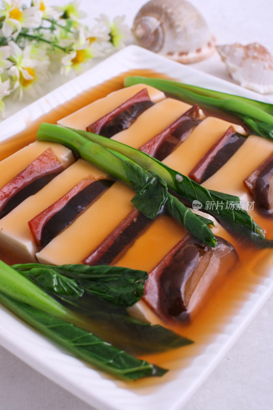 鲍汁麒麟豆腐