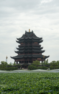 苏州阳澄湖重元寺水月观音古建筑