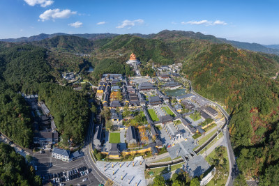 宁波奉化雪窦山雪窦寺弥勒大佛千丈岩