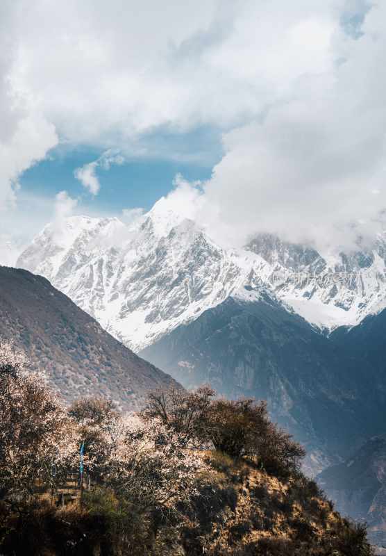 林芝318雪山蓝迦巴瓦