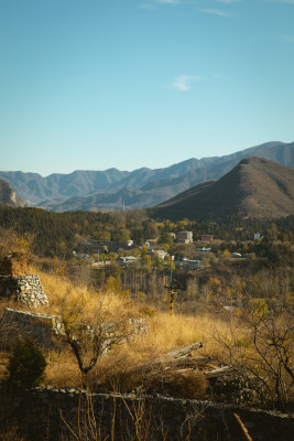 山区秋季景色