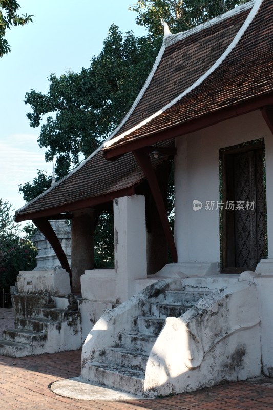 老挝琅勃拉邦城市风景