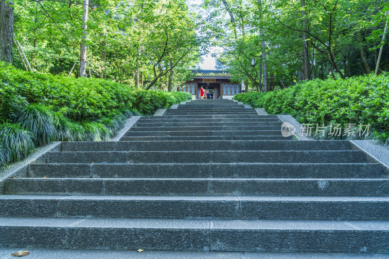 杭州凤凰山万松书院风景