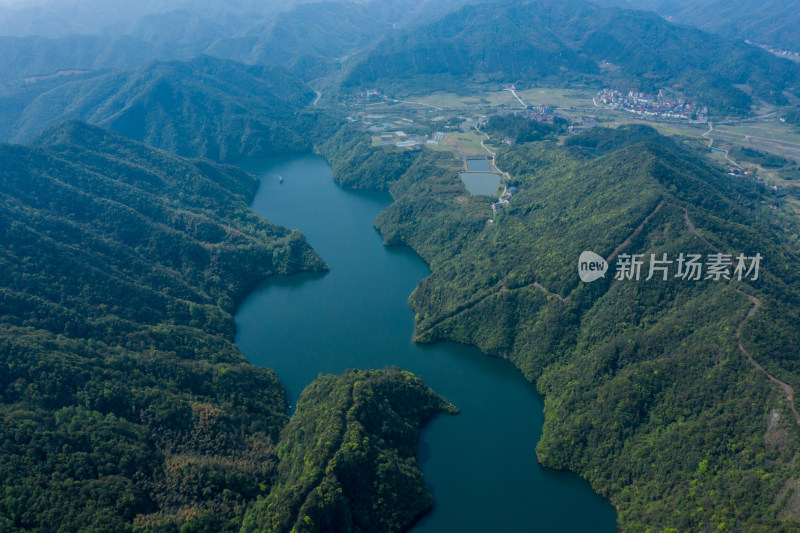 诸暨五泄国家森林公园的湖泊