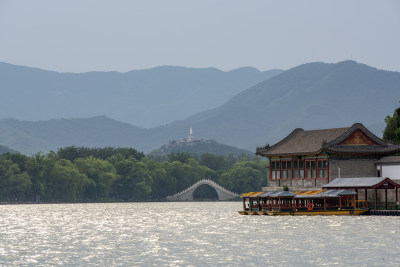 颐和园昆明湖风景