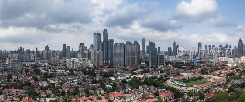 天津五大道文化旅游风景区城市建筑风光