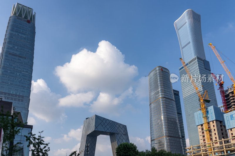 北京朝阳区国贸CBD建筑群