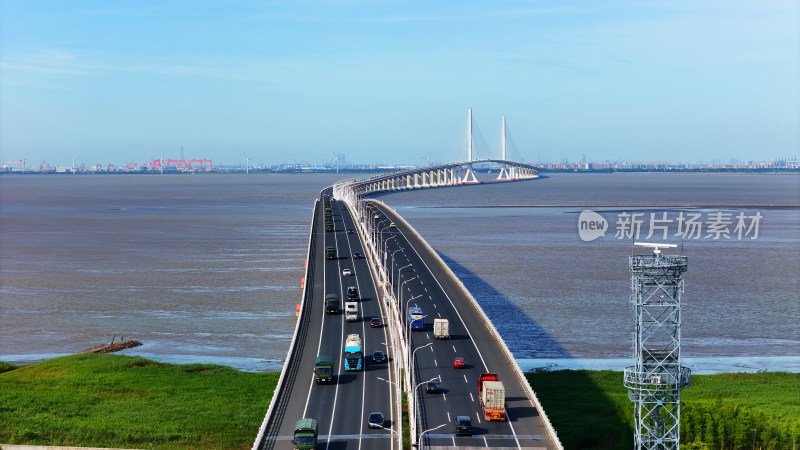 上海长江大桥全景