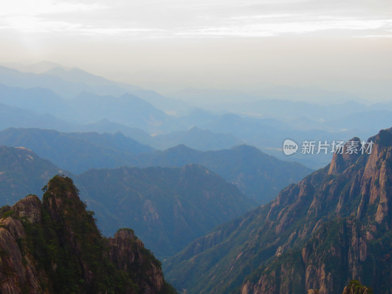 中国安徽黄山旅游风光