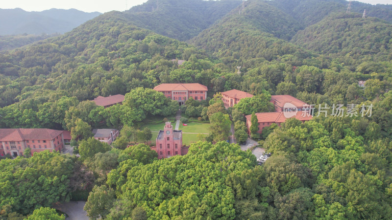 航拍杭州浙江大学之江校区