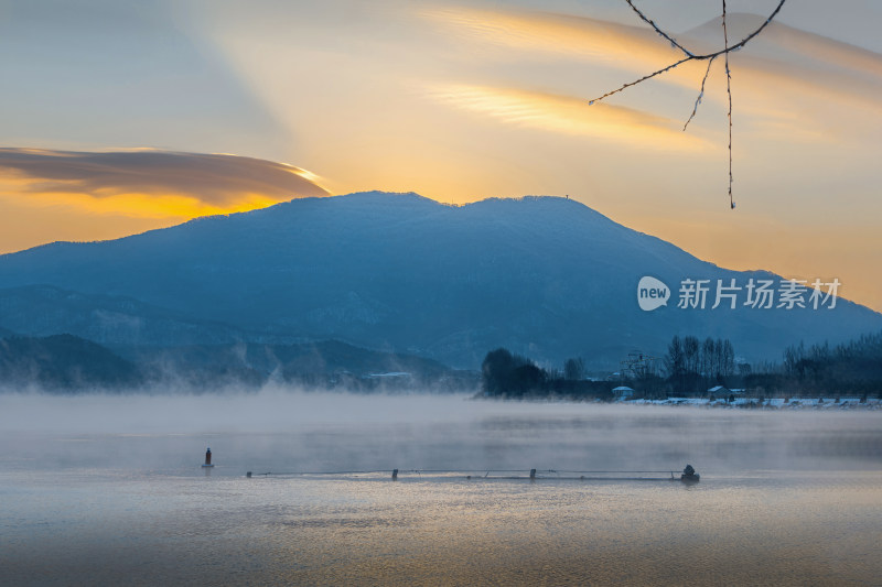 中国吉林省吉林市东山冬景