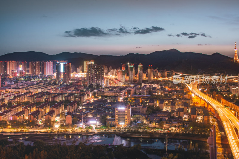 西宁城市夜景