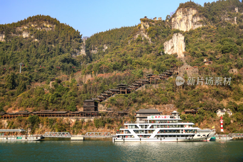 长江三峡西陵峡境内灯影峡江域三峡人家景区