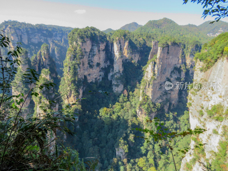 中国湖南张家界国家森林公园旅游风光