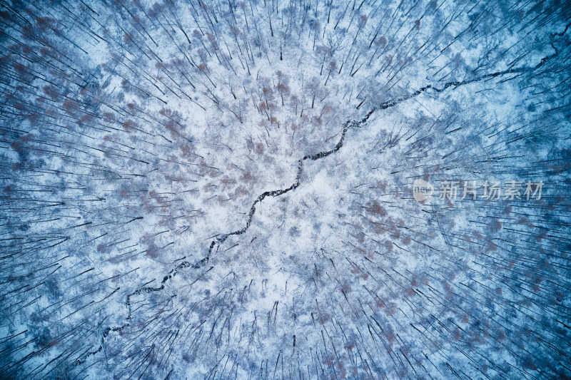 白雪覆盖的长白山