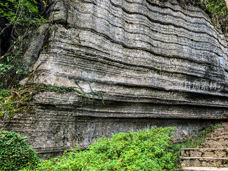 湖北恩施梭布垭石林旅游风光