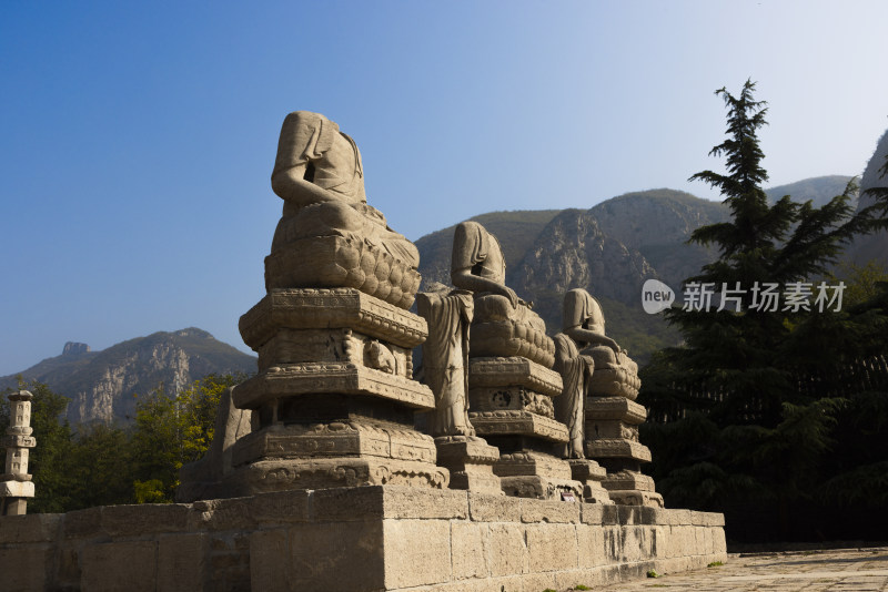 河北邯郸响堂山景区常乐寺遗址