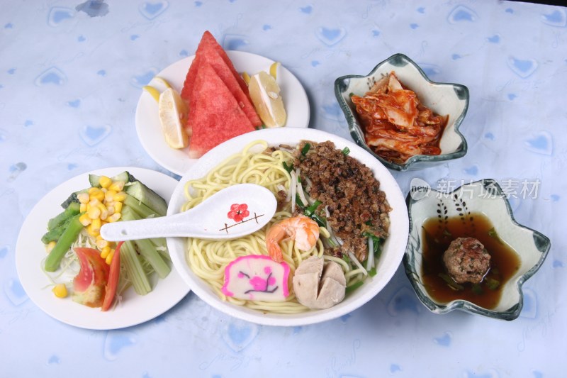 卤肉拉面定食套餐