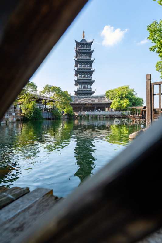 浙江嘉兴桐乡乌镇东栅西栅江南水乡古建筑