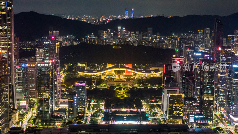 深圳福田中心区夜景