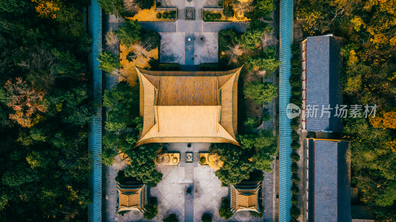 杭州萧山东方文化园 杨歧禅寺建筑景观