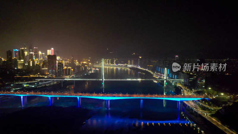 重庆夜景航拍图