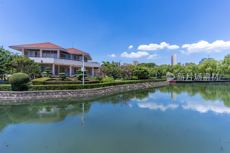 武汉武昌区四美塘公园风景