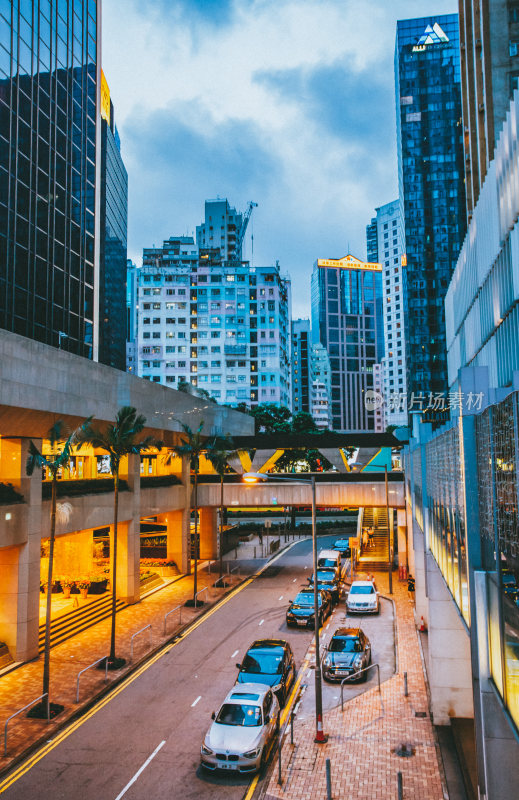 香港城市夜景风光