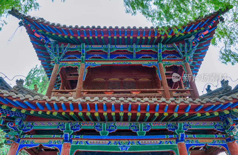 甘肃张掖大佛寺中式传统古建筑