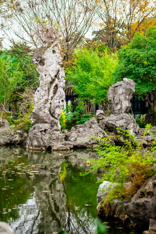 苏州木渎古镇园林风景