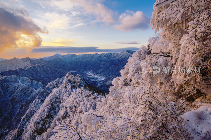 长城雪景