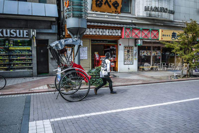 日本东京银座街景