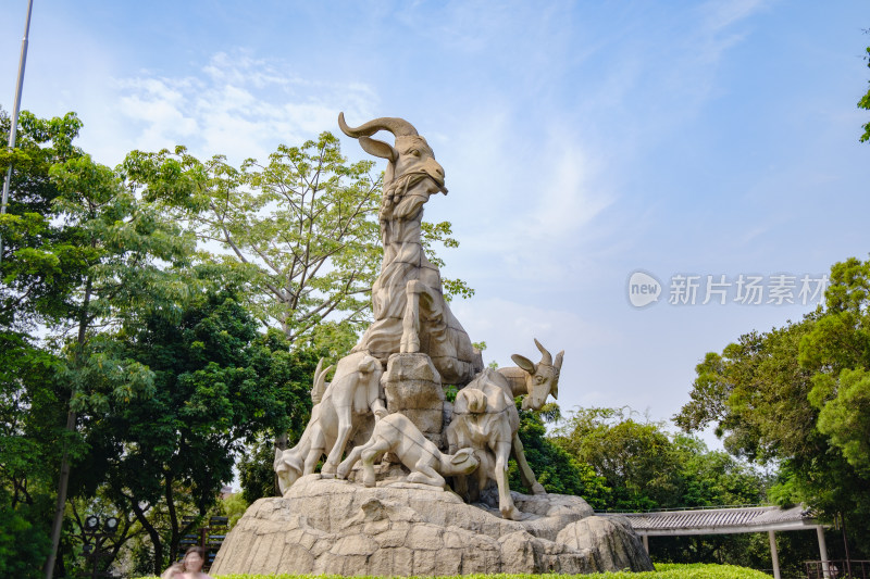 广州城市地标五羊雕塑雕像