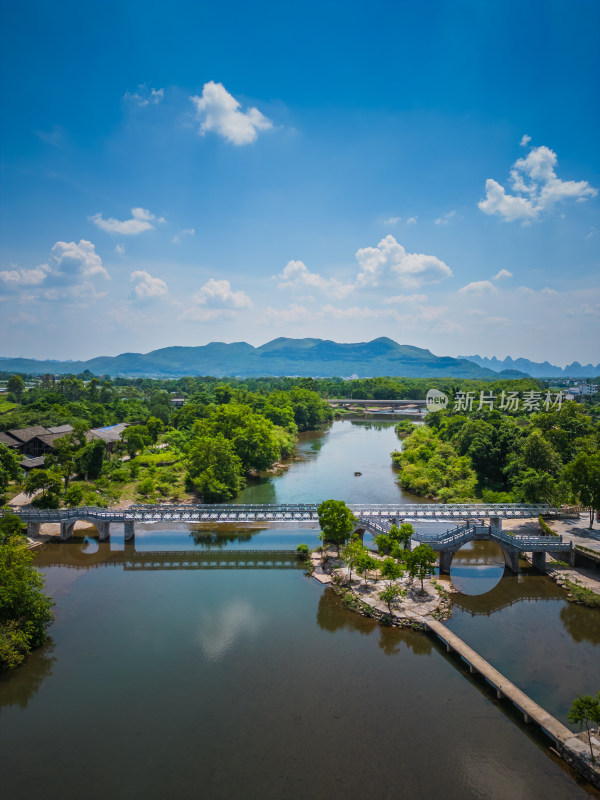 桂林4A景区东漓古村航拍