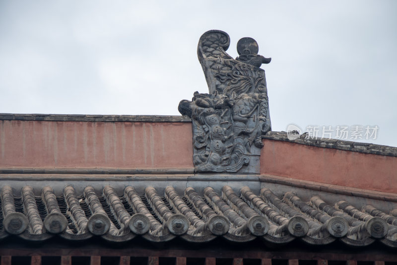 山西大同善化寺屋顶装饰