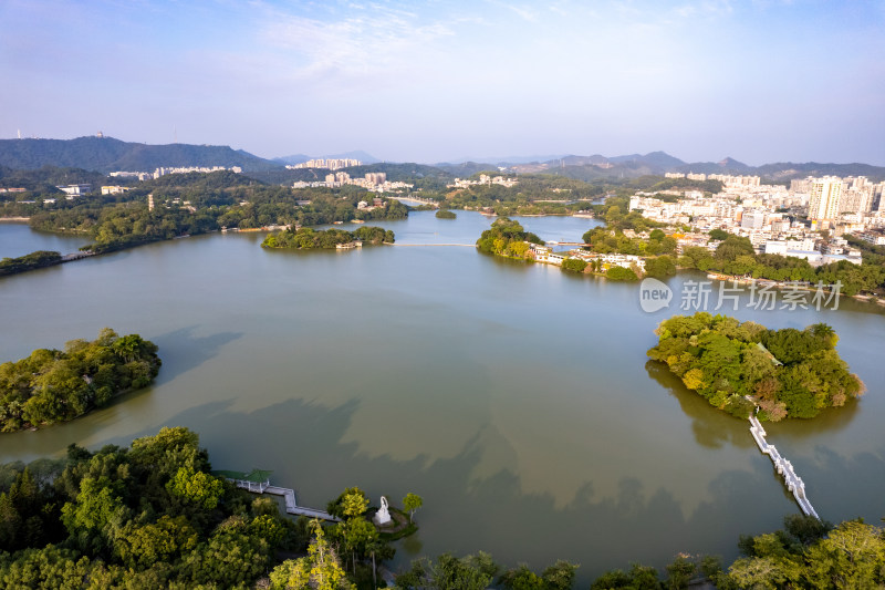 惠州西湖5A景区航拍图