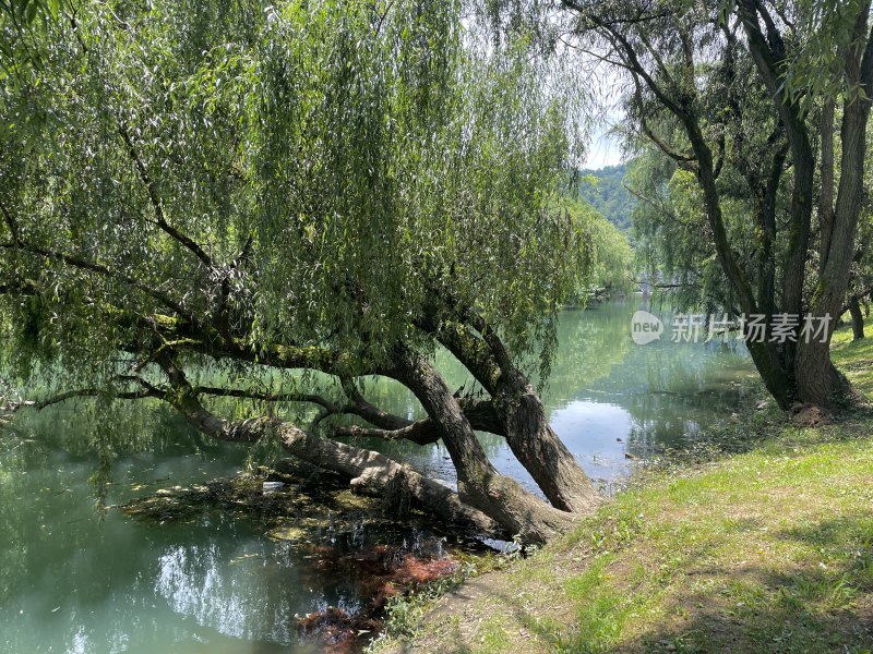 贵州省贵阳市花溪十里河滩景色