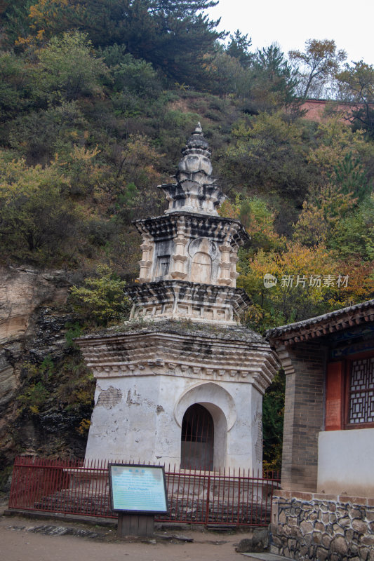 山西五台县佛光寺祖师塔