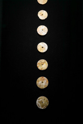 杭州良渚博物院良渚文化文物玉器玉璧