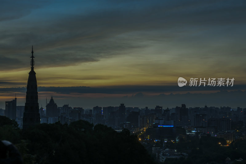 杭州西湖宝石山风景区