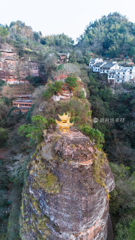 安徽黄山市道教齐云山旅游景区自然风光