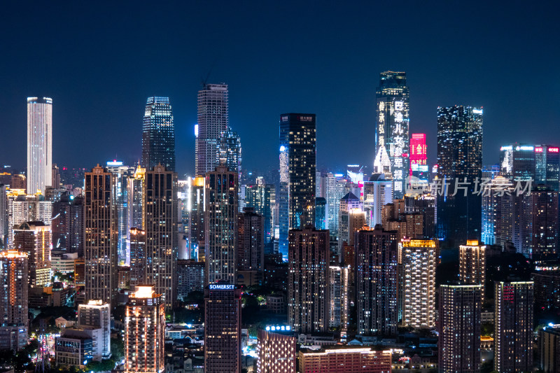 重庆城市天际线夜景