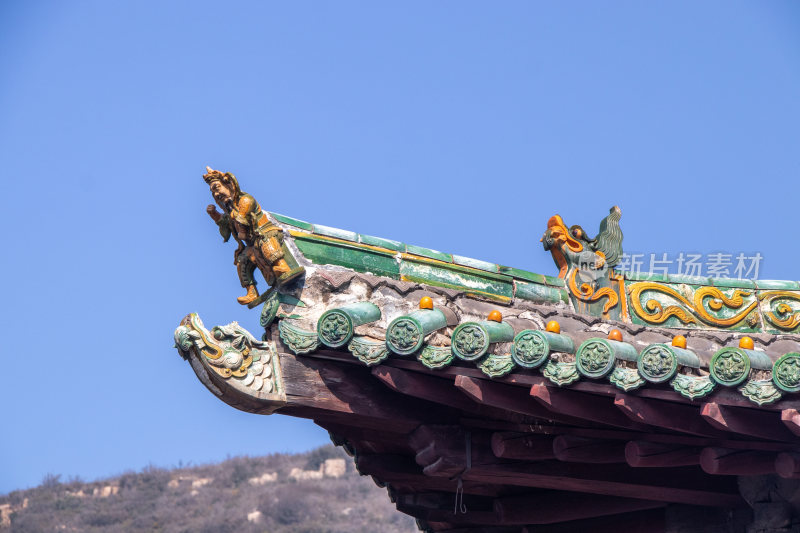 山西长治崇庆寺檐角脊饰